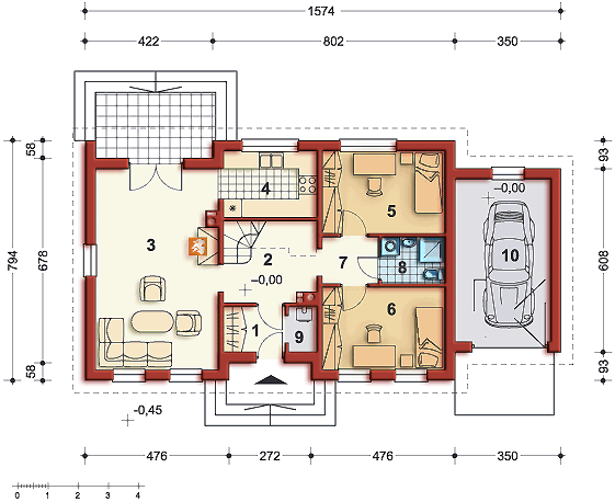 Parter projektu Domek Krakowski 02 BK