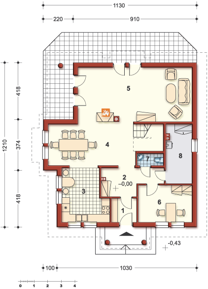 Parter projektu Domek Bukowy