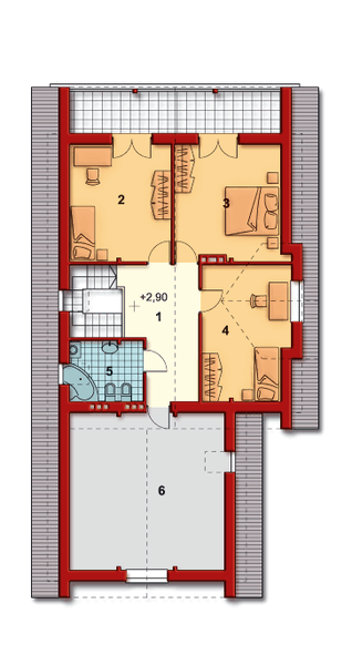 Poddasze projektu Gavardo