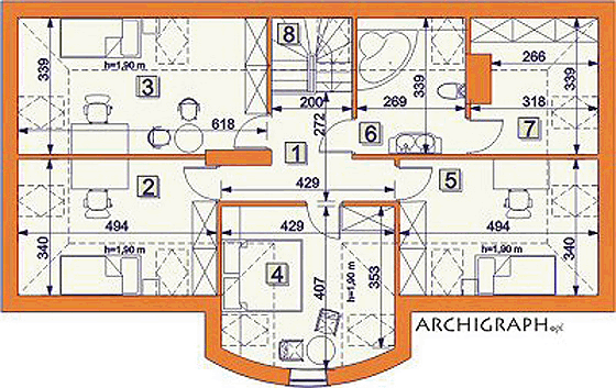 Poddasze projektu Porto