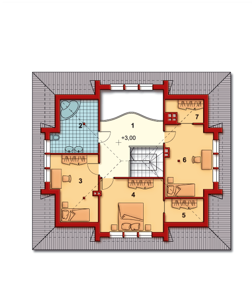Poddasze projektu SZAFIR II