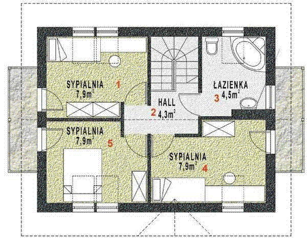 Poddasze projektu B-45
