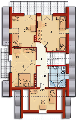 Poddasze projektu B 65