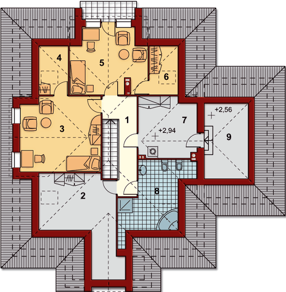 Poddasze projektu CA-003