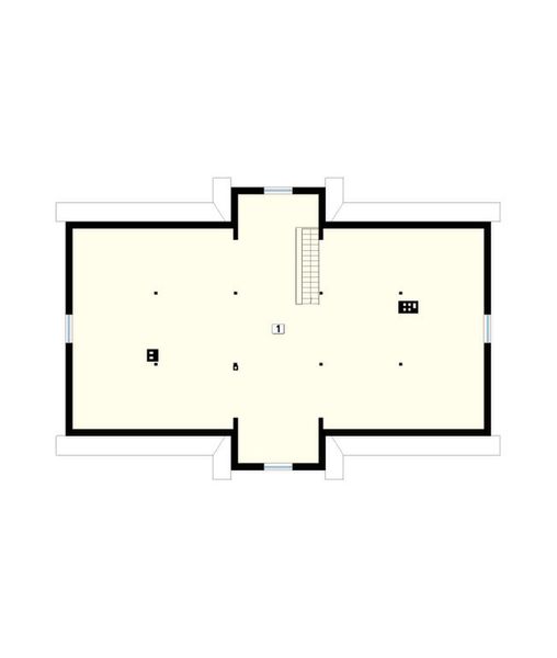 Poddasze projektu Ruczaj