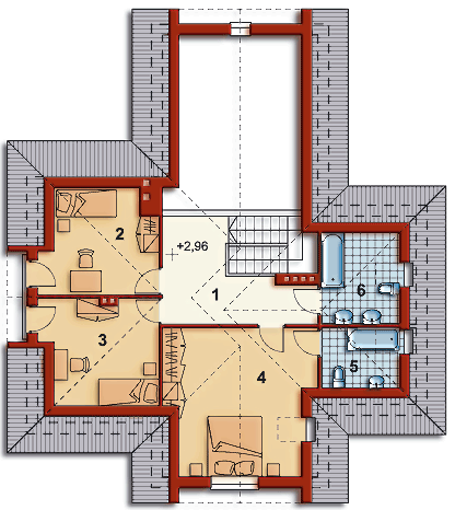 Poddasze projektu BRYGIDA