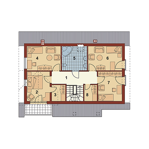 Poddasze projektu Poranek