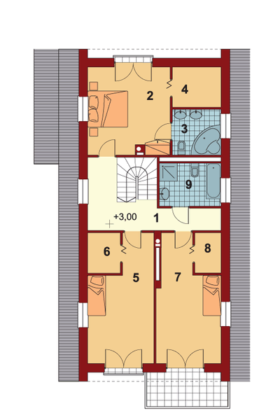 Poddasze projektu Ela