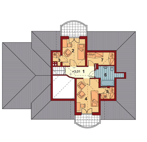 Poddasze projektu ARIKA