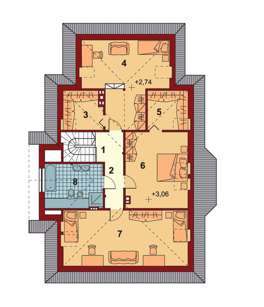 Poddasze projektu FIGA-LUX EX-780