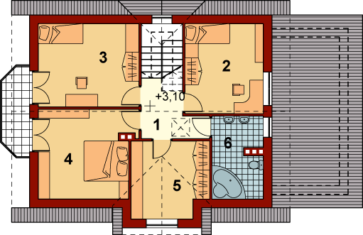 Poddasze projektu Breno