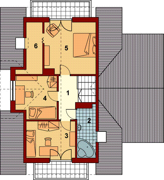 Poddasze projektu APS 143