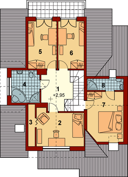Poddasze projektu APS 167
