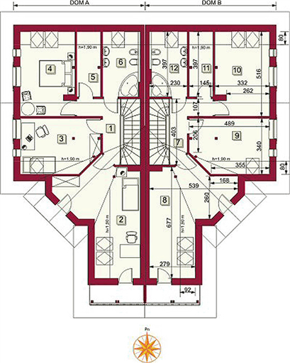 Poddasze projektu Triada II