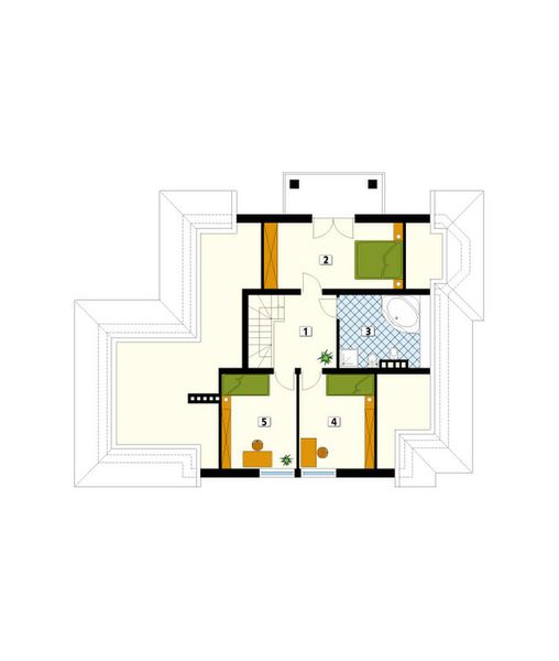 Poddasze projektu Nasturcja