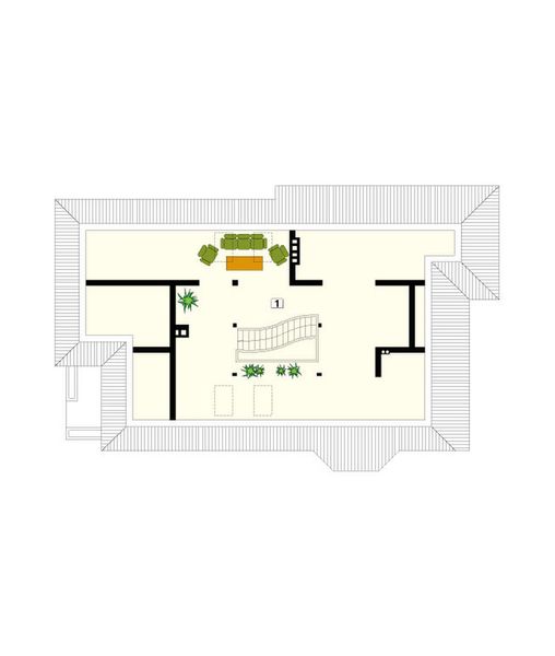 Poddasze projektu Zawilec 2