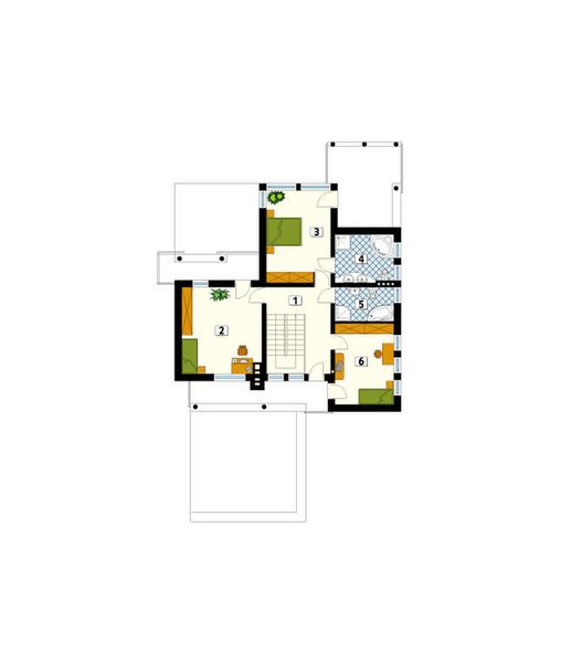 Piętro 1 projektu Liber