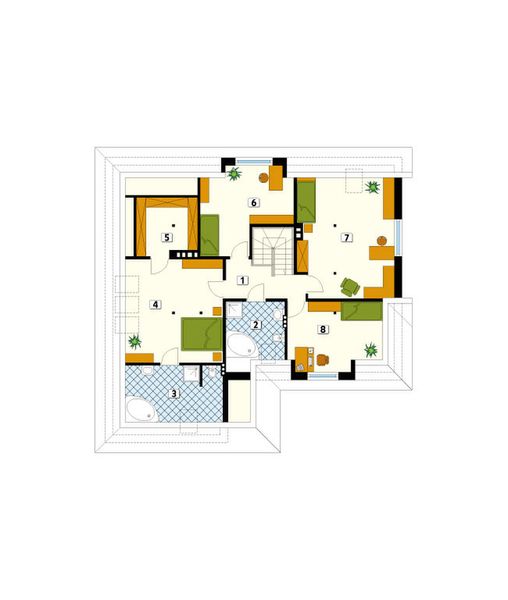 Poddasze projektu Rondo