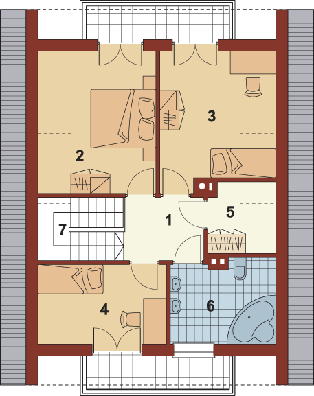 Poddasze projektu Limone