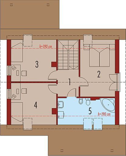 Poddasze projektu Majka