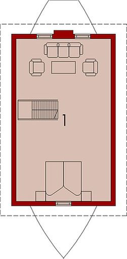 Poddasze projektu Anna