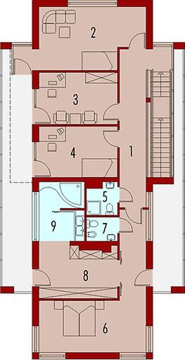 Piętro 1 projektu Arnold G2