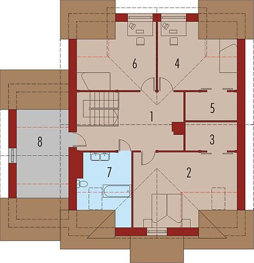 Poddasze projektu Judyta