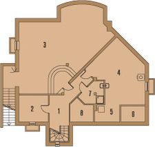 Piwnica projektu Grażyna (+ garaż)
