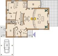 Parter projektu Halszka (z wiatą)