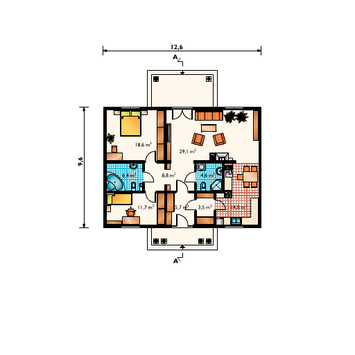 Parter projektu Aneta - szkielet drewniany prefabryk.